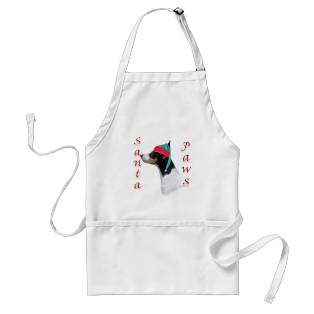 Toy Fox Terrier Santa Paws Standard Apron (Front)