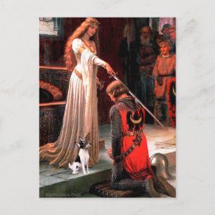 Toy Fox Terrier - The Accolade Postcard