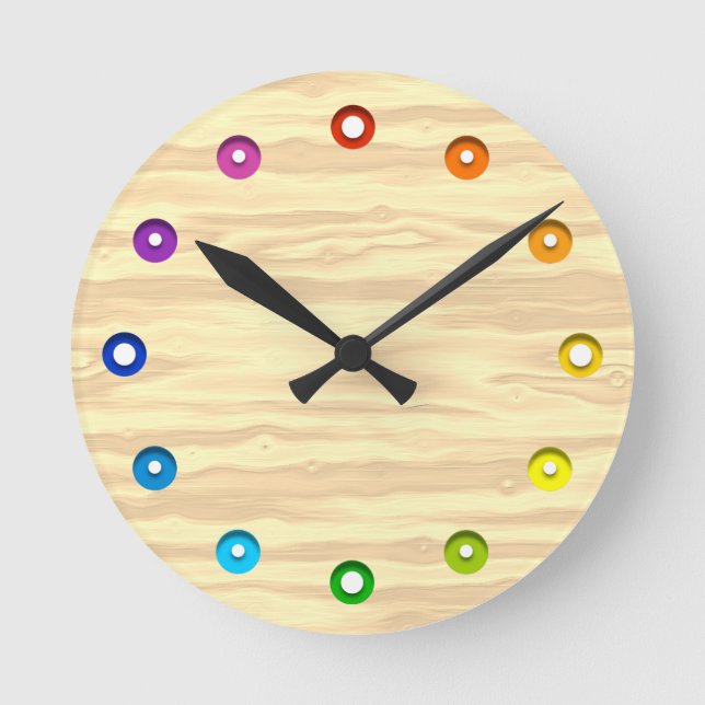 Toy Maker Round Clock (Front)