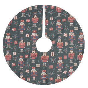 Toy Nutcrackers Brushed Polyester Tree Skirt