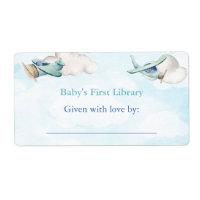 Toy Plane Clouds Sky Travel Adventure Baby Shower