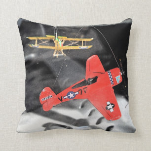 Toy Planes Throw Pillow
