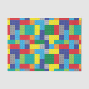 Toy Plastic Bricks Building Blocks Tissue Paper