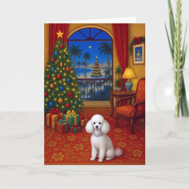 Toy Poodle Holiday  (Front)