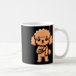 Toy Poodle I Love Dad Funny Dog Tattoo _1  Coffee Mug