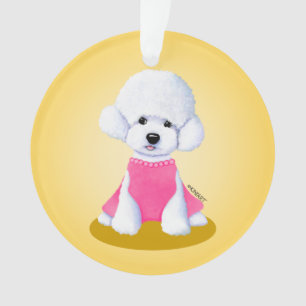 Toy Poodle KiniArt Ornament