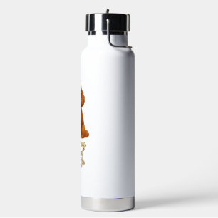 Toy Poodle � Living My Fluffin� Best Life Water Bottle