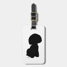 Toy Poodle Luggage Tag toy poodle Luggage tag