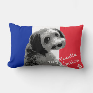 Toy Poodle x Papillon Lumbar Pillow