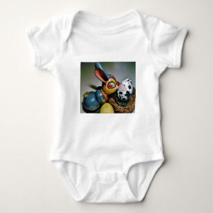 Toy Rabbit and  cow egg Baby Bodysuit