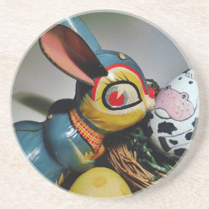 Toy Rabbit and  cow egg Coaster