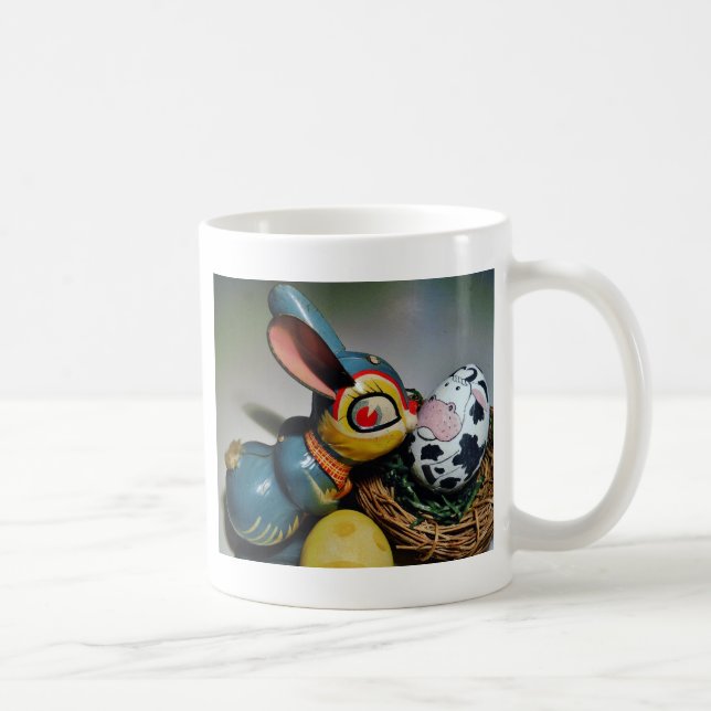 Toy Rabbit and  cow egg Coffee Mug (Right)