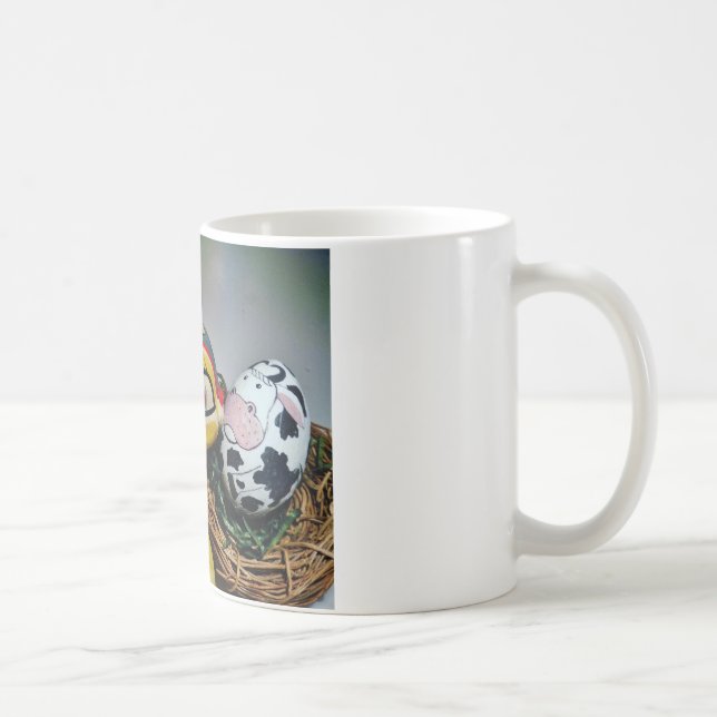 Toy Rabbit and  cow egg Coffee Mug (Right)