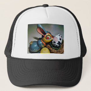 Toy Rabbit and cow egg Trucker Hat
