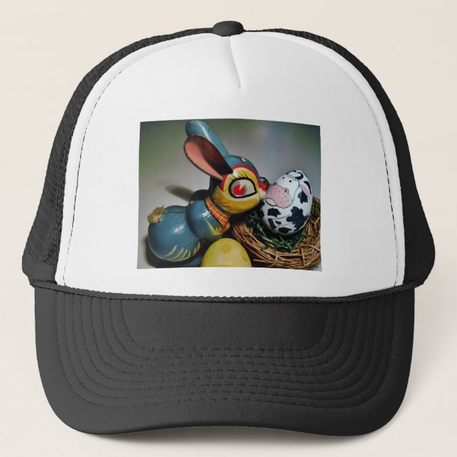 Toy Rabbit and  cow egg Trucker Hat (Front)