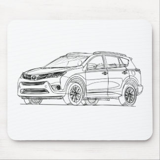 Toy Rav4 2013 Mouse Pad