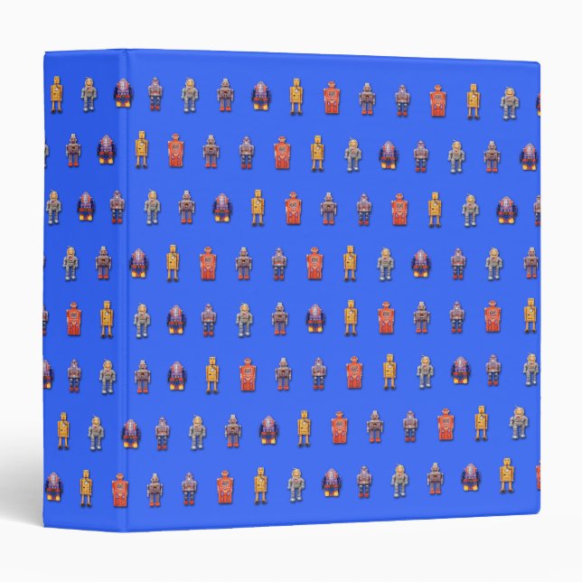 Toy Robots 1.5" Binder (Front/Spine)