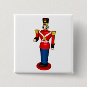 Toy Soldier 2 Inch Square Button