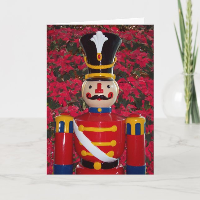 Toy Soldier Christmas Holiday Card (Front)