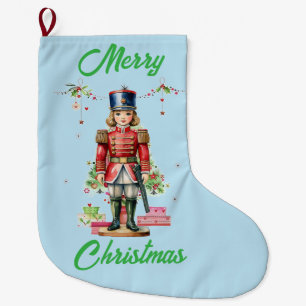 Toy Soldier Christmas Tree Large Christmas Stocking