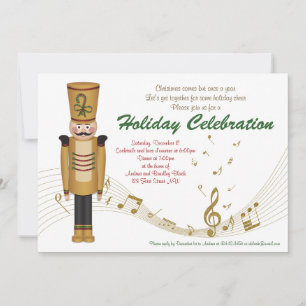 Toy Soldier Holiday Christmas Party Invitation