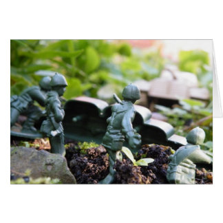 toy soldiers take on tank