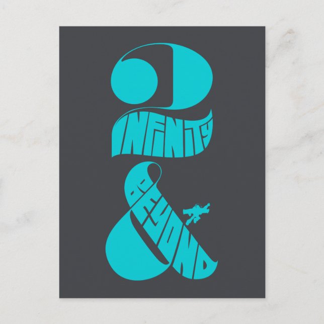 Toy Story | 2 Infinity & Beyond Logo Postcard (Front)