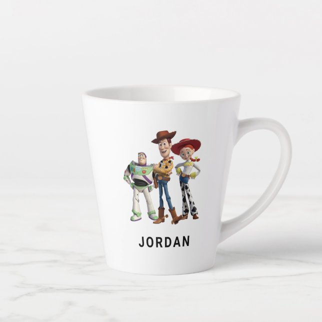 Toy Story 3 - Buzz Woody Jesse Latte Mug (Right)
