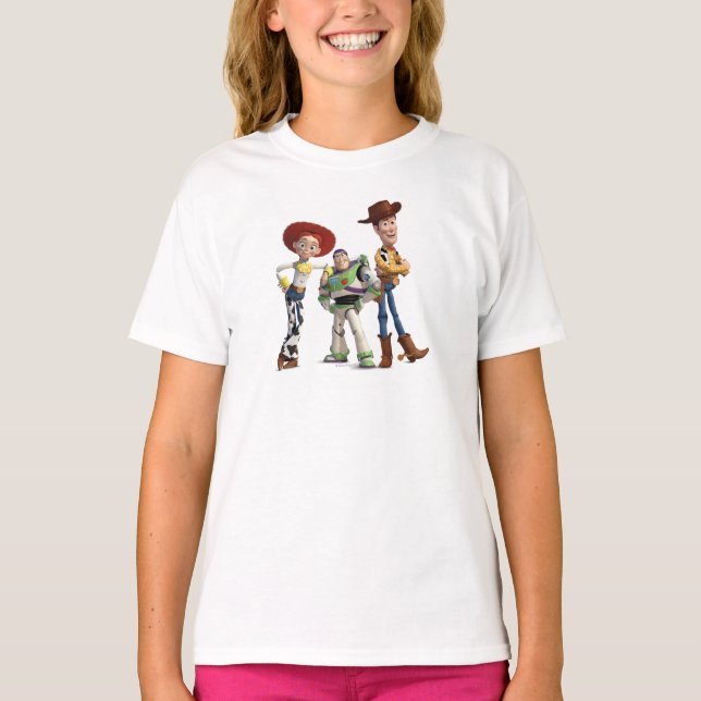 Toy Story 3 - Buzz Woody Jesse T-Shirt (Front)