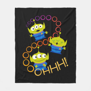 Toy Story 4   Aliens "Ooooh" Fleece Blanket