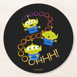 Toy Story 4 Aliens "Ooooh" Round Paper Coaster