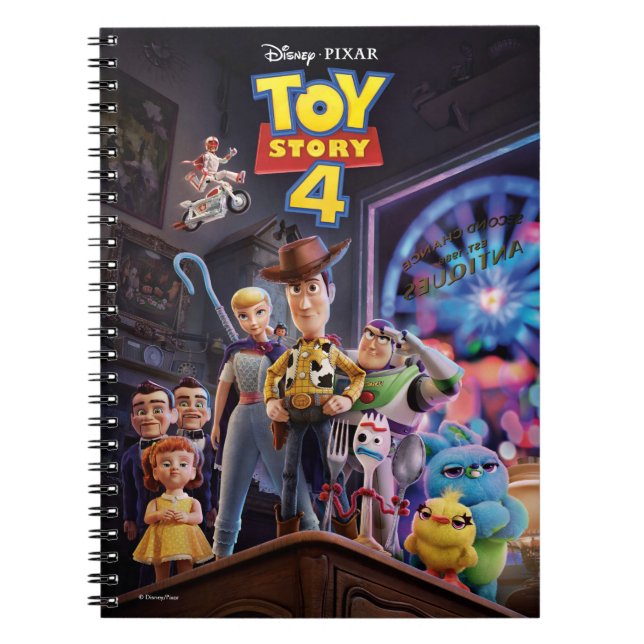 Toy Story 4 | Antiques Shop Theatrical Poster Notebook (Front)