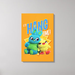 Toy Story 4   Bunny & Ducky "It's Hang Time" Canvas Print
