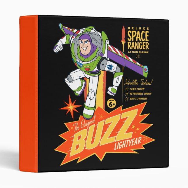 Toy Story 4 | Buzz Lightyear Action Figure Ad Binder (Front/Spine)