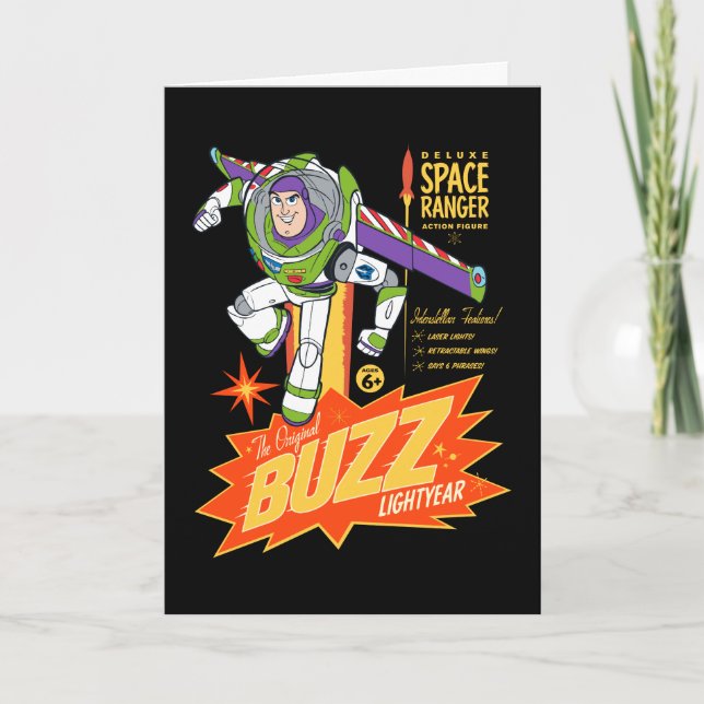 Toy Story 4 | Buzz Lightyear Action Figure Ad Card (Front)