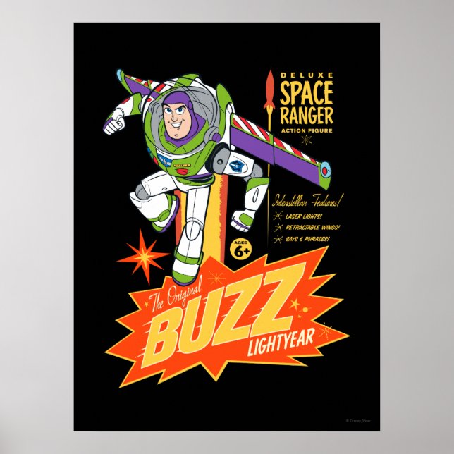 Toy Story 4 | Buzz Lightyear Action Figure Ad Poster (Front)