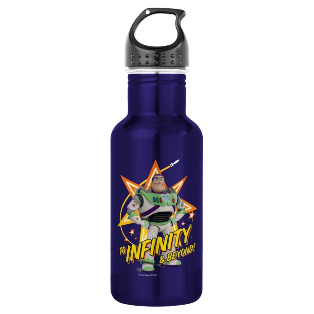Toy Story 4 | Buzz "To Infinity & Beyond" Stars 532 Ml Water Bottle (Front)