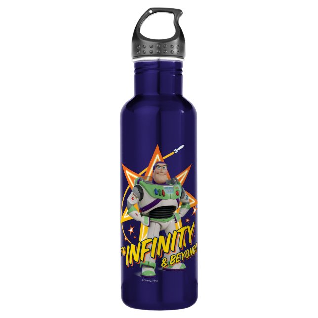 Toy Story 4 | Buzz "To Infinity & Beyond" Stars 710 Ml Water Bottle (Front)