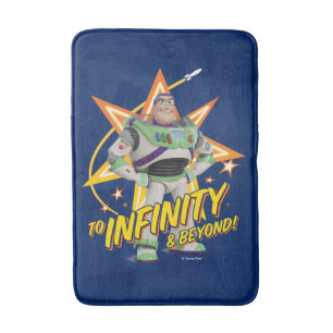 Toy Story 4   Buzz "To Infinity & Beyond" Stars Bath Mat