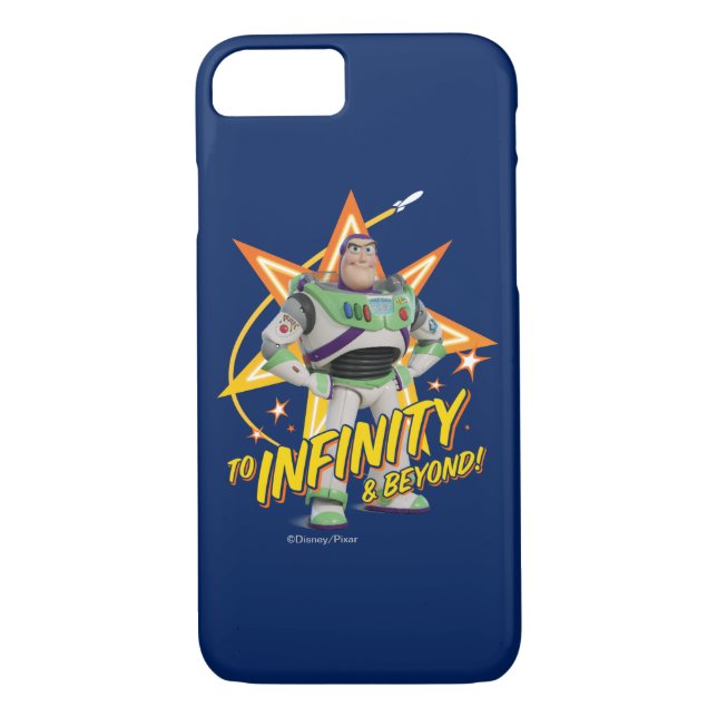 Toy Story 4 | Buzz "To Infinity & Beyond" Stars Case-Mate iPhone Case (Back)