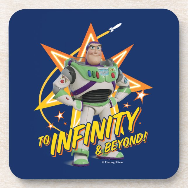 Toy Story 4 | Buzz "To Infinity & Beyond" Stars Coaster (Front)