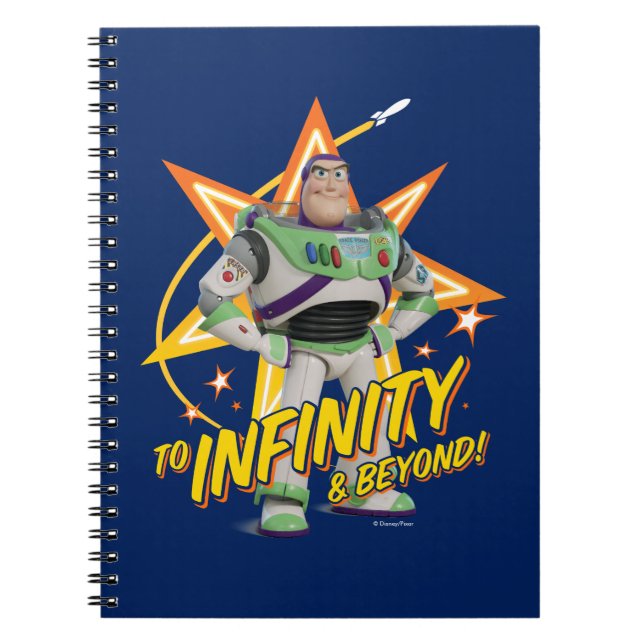 Toy Story 4 | Buzz "To Infinity & Beyond" Stars Notebook (Front)