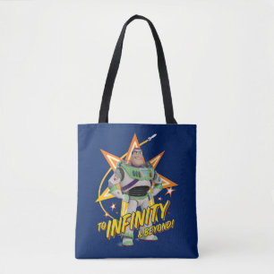 Toy Story 4   Buzz "To Infinity & Beyond" Stars Tote Bag