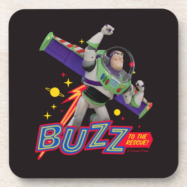 Toy Story 4 | Buzz To The Rescue! Coaster (Front)