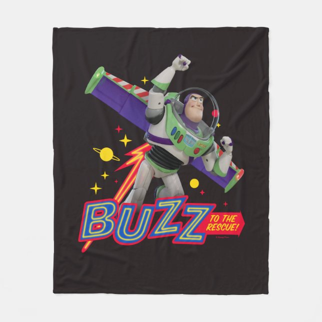 Toy Story 4 | Buzz To The Rescue! Fleece Blanket (Front)