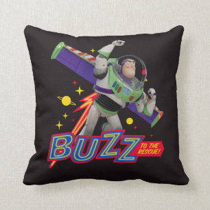 Toy Story 4   Buzz To The Rescue! Throw Pillow