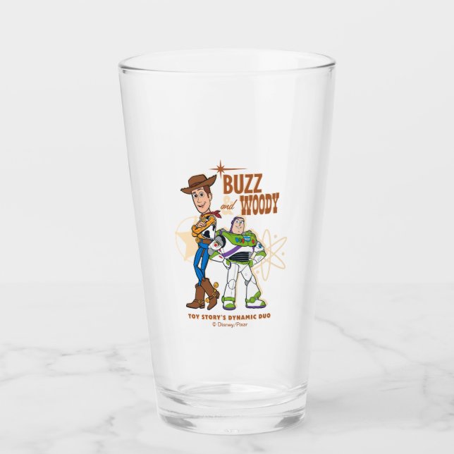 Toy Story 4 | Buzz & Woody "Dynamic Duo" Glass (Front)