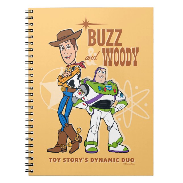 Toy Story 4 | Buzz & Woody "Dynamic Duo" Notebook (Front)