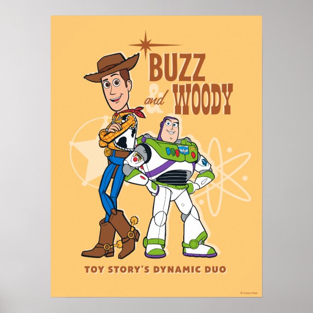 Toy Story 4 | Buzz & Woody "Dynamic Duo" Poster (Front)