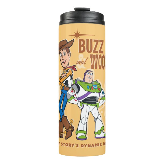 Toy Story 4 | Buzz & Woody "Dynamic Duo" Thermal Tumbler (Front)